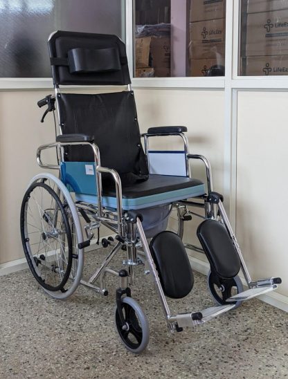 Relaxo 9 Recliner commode wheelchair