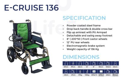 E-CRUISE 136 power electric wheelchair
