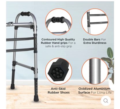 foldable walker lightweight aluminum - Image 3