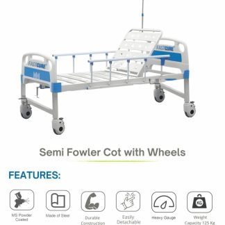Semi fowler cot with wheels