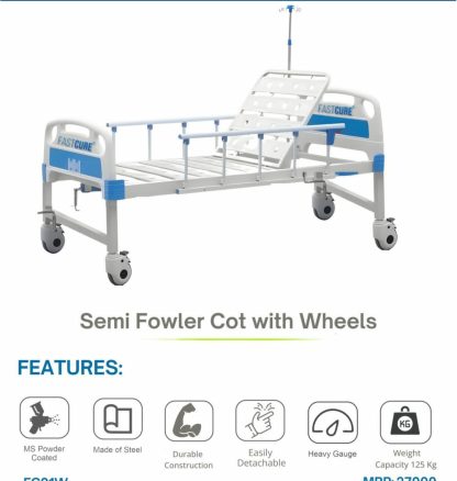 Semi fowler cot with wheels