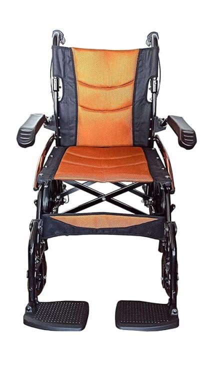 Karma Ryder Lightweight Foldable Aluminum Travel-friendly Wheelchair (Ryder-12 Small Wheel) - Image 6