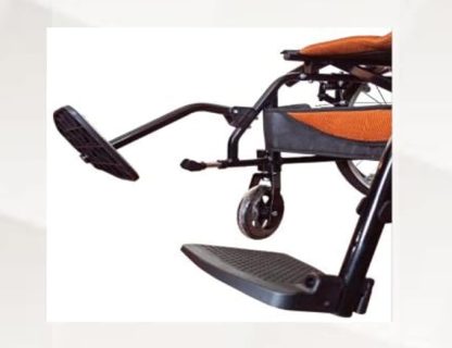 Karma Ryder Lightweight Foldable Aluminum Travel-friendly Wheelchair (Ryder-12 Small Wheel) - Image 3