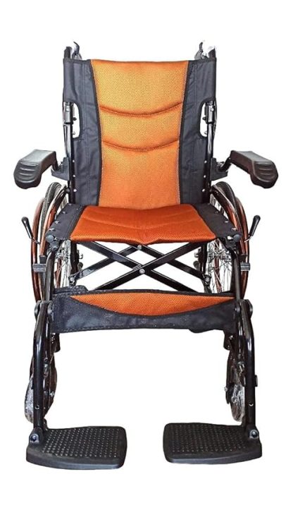 Karma Ryder Lightweight Foldable Aluminum Travel-friendly Wheelchair (Ryder-13 Big Wheel) - Image 6