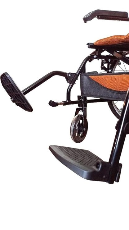 Karma Ryder Lightweight Foldable Aluminum Travel-friendly Wheelchair (Ryder-13 Big Wheel) - Image 4