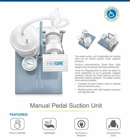 Manual Pedal Suction Unit mucus