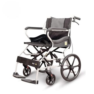 Karma Ryder 1 Pro Manual Wheelchair | Attendant Driven, Lightweight, Travel Friendly, Portable, Compact, Foldable, Durable & Sturdy Double Cross Bar...